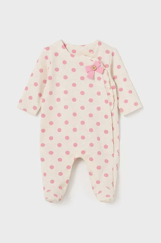 Φόρμες με φουφούλα μωρού Mayoral Newborn ροζ