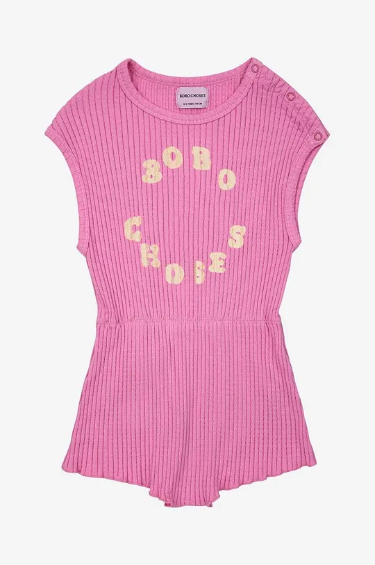 Παιδική ολόσωμη φόρμα Bobo Choses ροζ