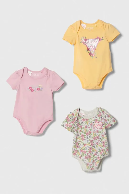 multicolor Guess body niemowlęce 3-pack Dziewczęcy