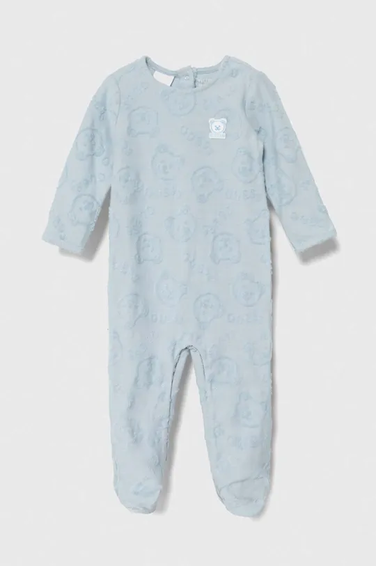 niebieski Guess śpioszki bawełniane niemowlęce Dziecięcy