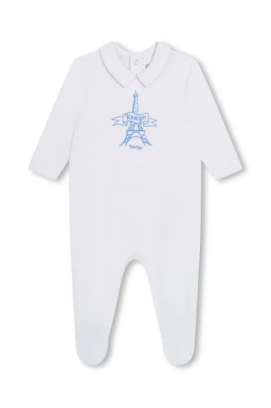 niebieski Kenzo Kids śpioszki bawełniane niemowlęce 2-pack