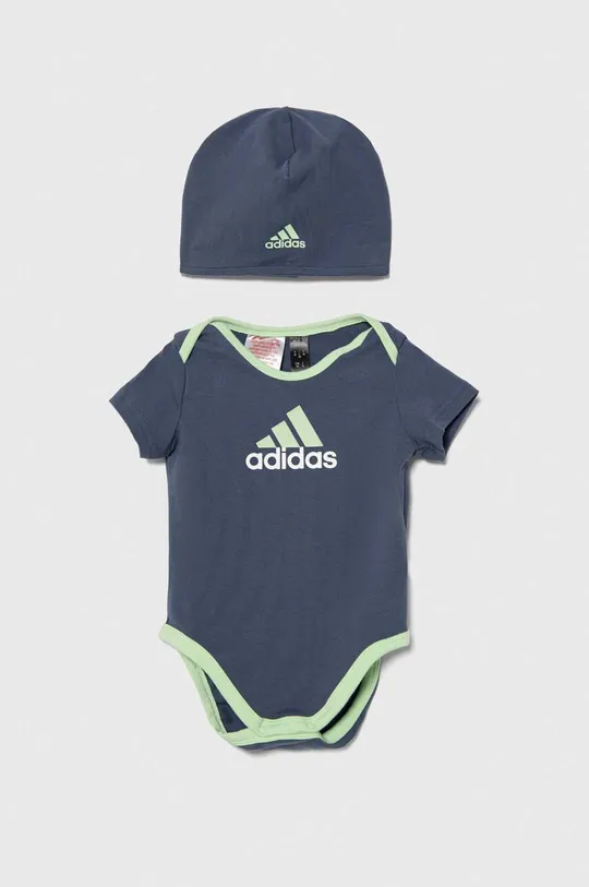 голубой Боди для младенцев adidas Детский