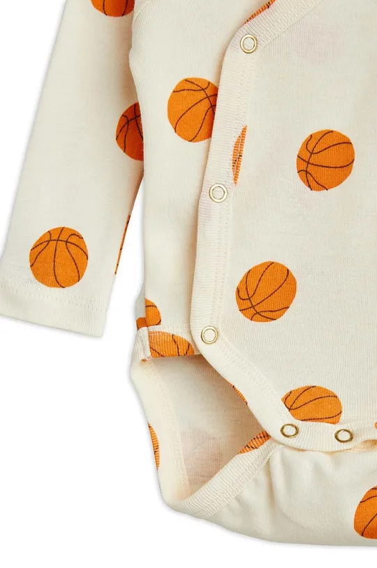 λευκό Βαμβακερά φορμάκια για μωρά Mini Rodini Basketball