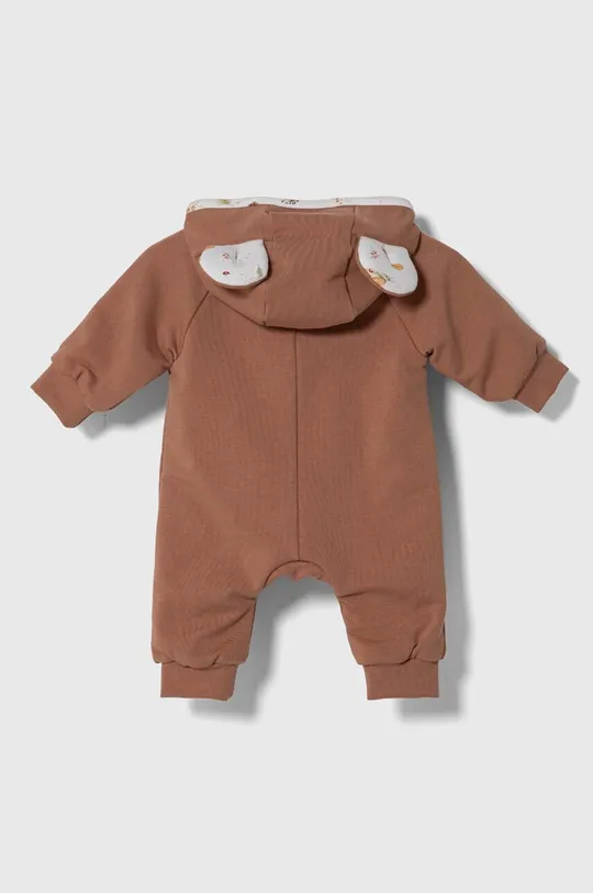 Jamiks pajacyk niemowlęcy bawełniany brązowy