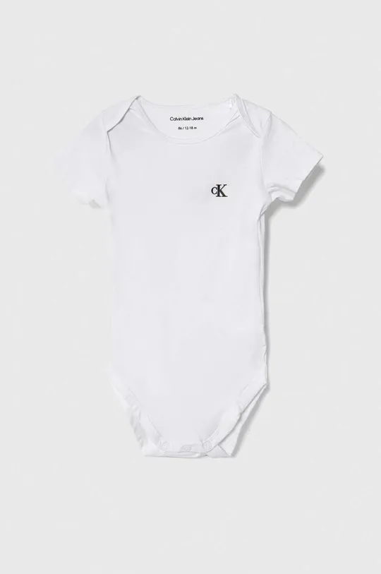 Body pre bábätká Calvin Klein Jeans 2-pak 93 % Bavlna, 7 % Elastan