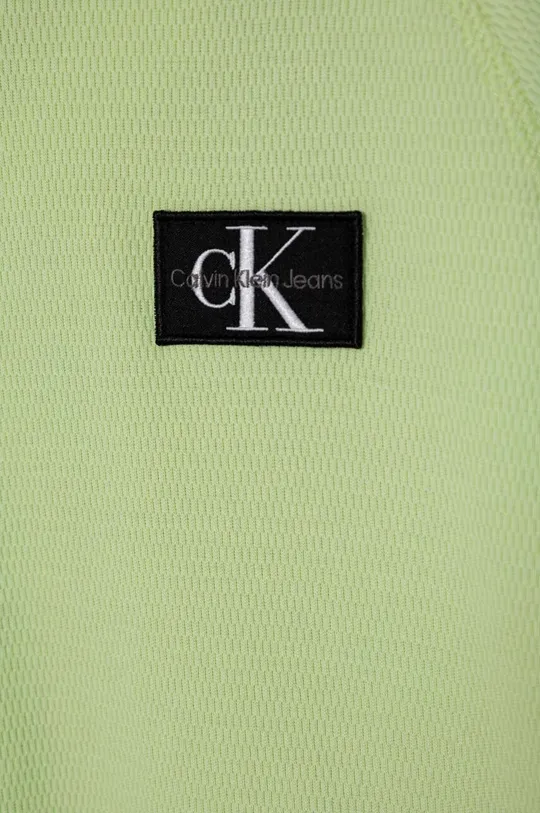 Dječja pamučna majica dugih rukava Calvin Klein Jeans 100% Pamuk