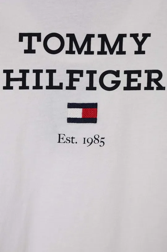 Otroška bombažna majica z dolgimi rokavi Tommy Hilfiger 100 % Bombaž