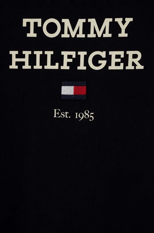 Dječja pamučna majica dugih rukava Tommy Hilfiger 100% Pamuk