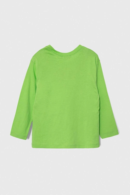 United Colors of Benetton longsleeve bawełniany dziecięcy zielony