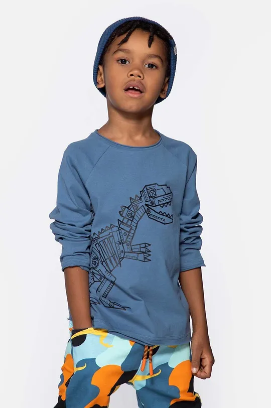 Detská bavlnená košeľa s dlhým rukávom Coccodrillo