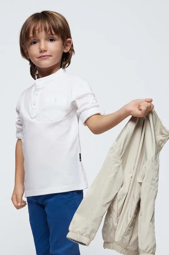 biela Detské tričko s dlhým rukávom Mayoral Chlapčenský