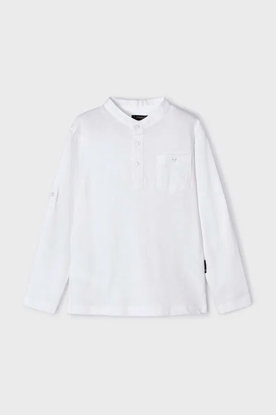 Mayoral maglietta a maniche lunghe per bambini bianco