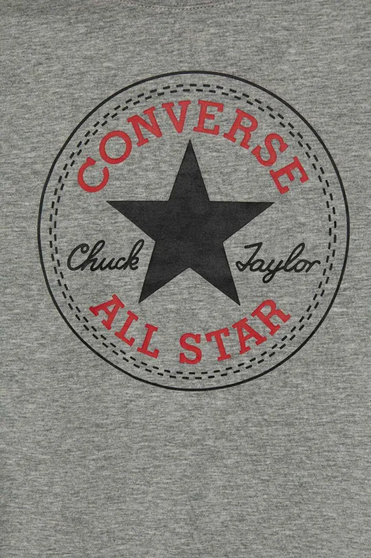 Bombažna majica z dolgimi rokavi Converse 100 % Bombaž