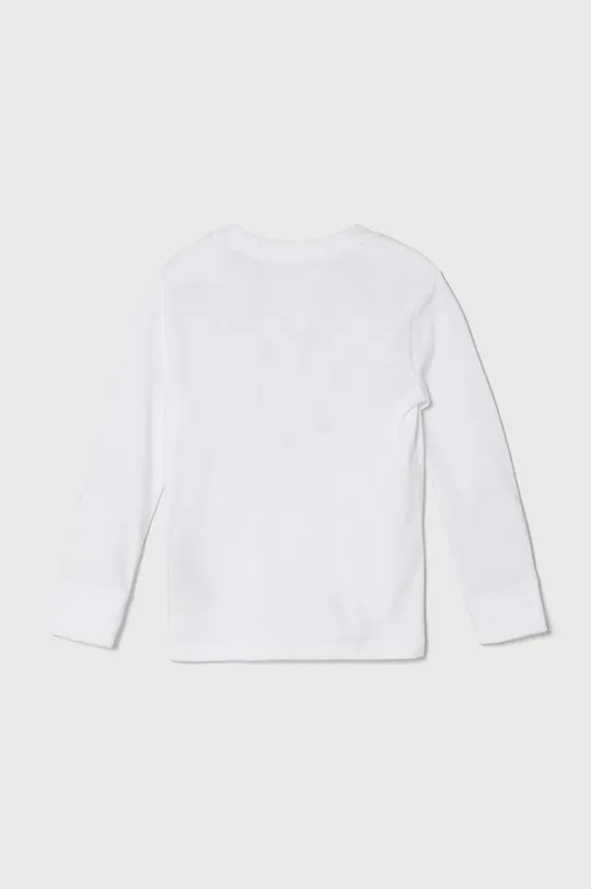 Abercrombie & Fitch longsleeve dziecięcy biały