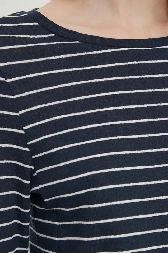 Majica dugih rukava s lanom Pepe Jeans JADE Ženski