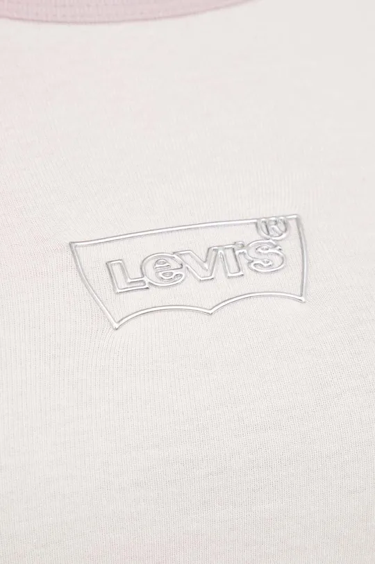 Bavlnené tričko s dlhým rukávom Levi's Dámsky