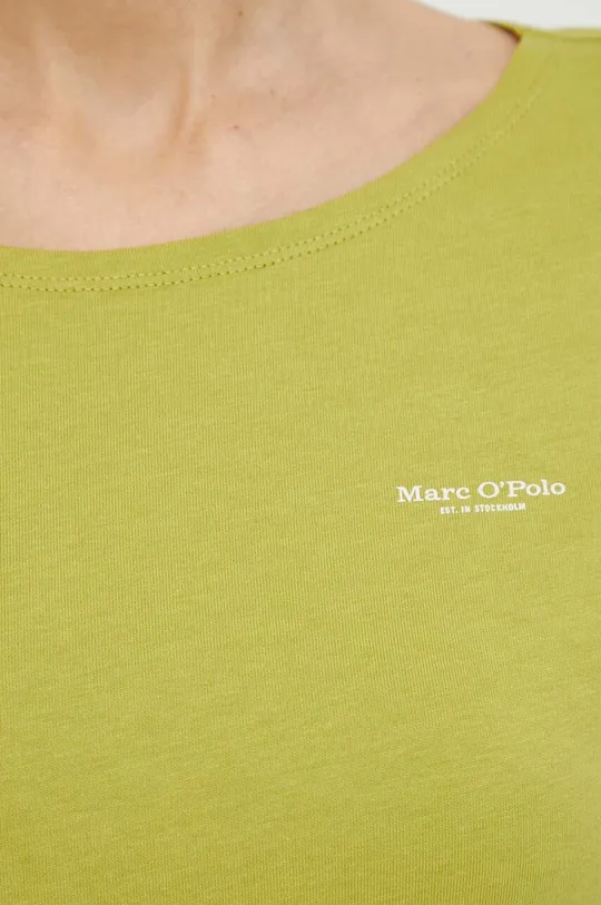 Bombažna majica z dolgimi rokavi Marc O'Polo Ženski