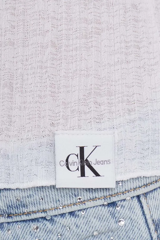 Tričko s dlhým rukávom Calvin Klein Jeans Dámsky