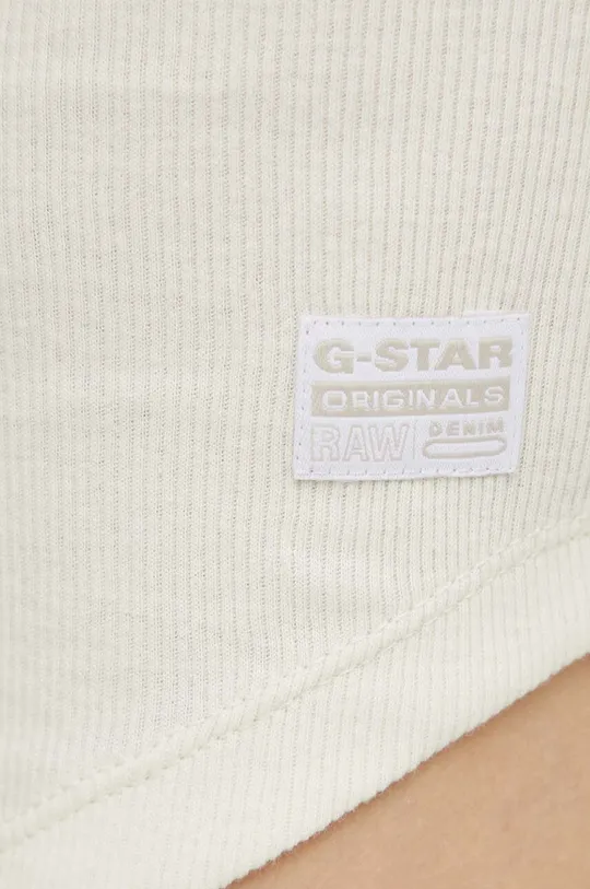 Bombažna majica z dolgimi rokavi G-Star Raw Ženski