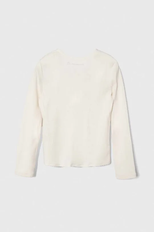 Abercrombie & Fitch longsleeve dziecięcy beżowy