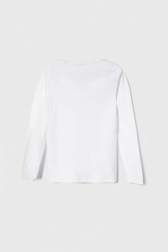 United Colors of Benetton longsleeve in cotone bambino/a bianco