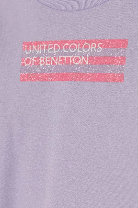 Хлопковый детский лонгслив United Colors of Benetton 100% Хлопок