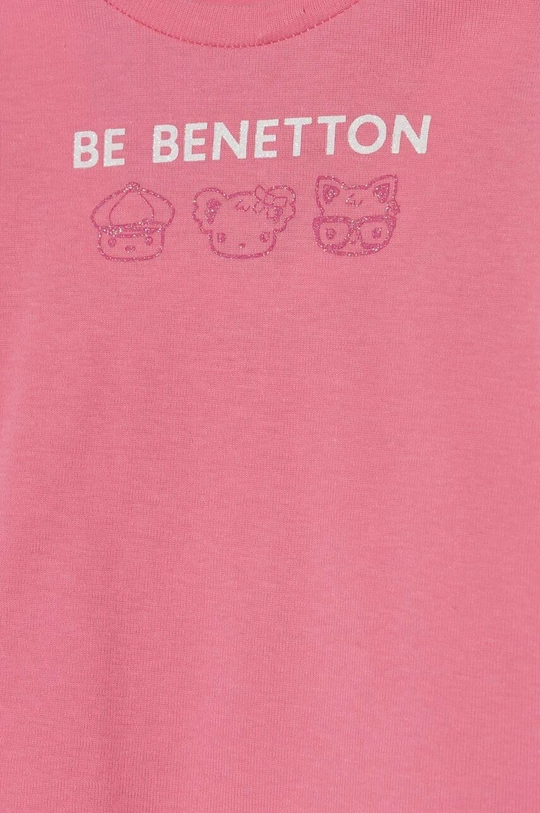 United Colors of Benetton longsleeve bawełniany dziecięcy 100 % Bawełna