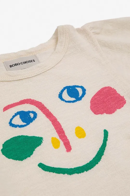 Otroška bombažna majica z dolgimi rokavi Bobo Choses 100 % Organski bombaž