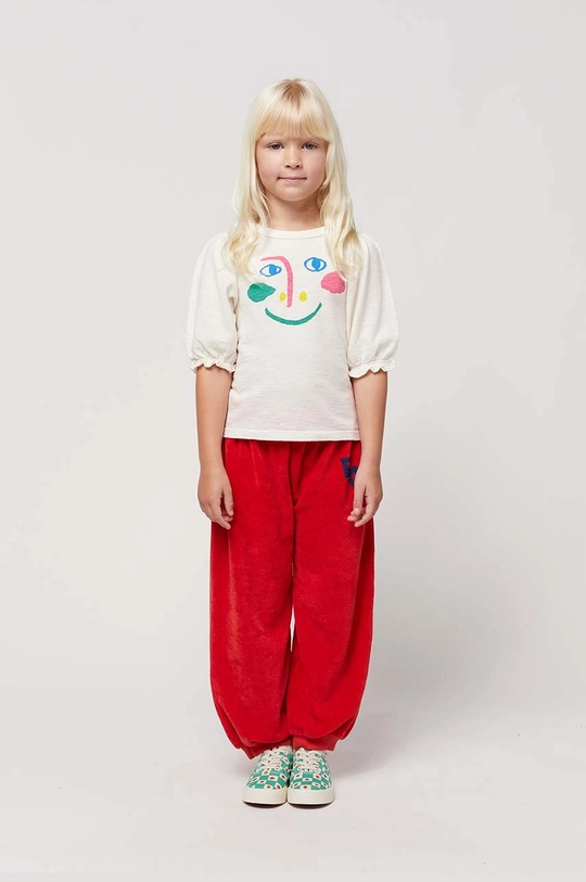 Bobo Choses longsleeve bawełniany dziecięcy Dziewczęcy