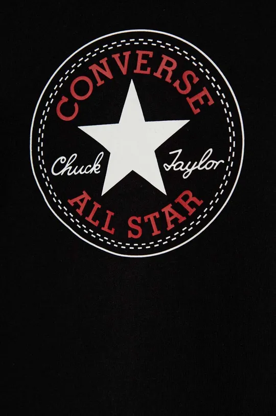 Pamučna majica dugih rukava Converse 100% Pamuk