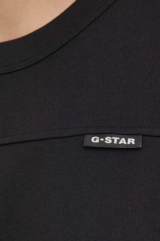 Bombažna majica z dolgimi rokavi G-Star Raw Moški