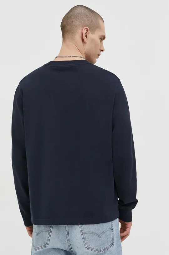 Βαμβακερή μπλούζα με μακριά μανίκια Abercrombie & Fitch 100% Βαμβάκι