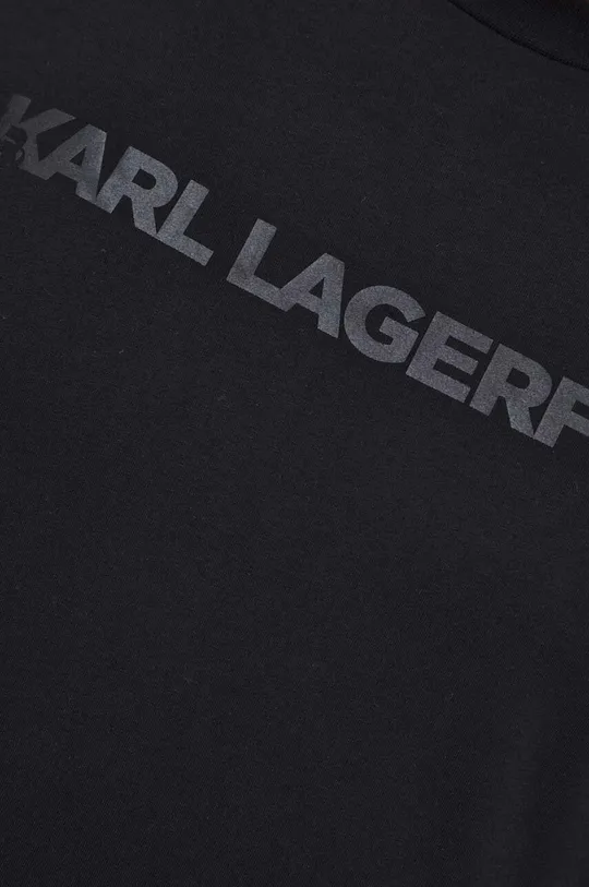 Bavlnené tričko s dlhým rukávom Karl Lagerfeld