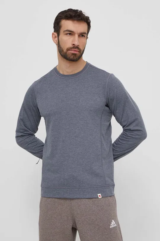 siva Majica z dolgimi rokavi Fjallraven High Coast Lite Sweater Moški