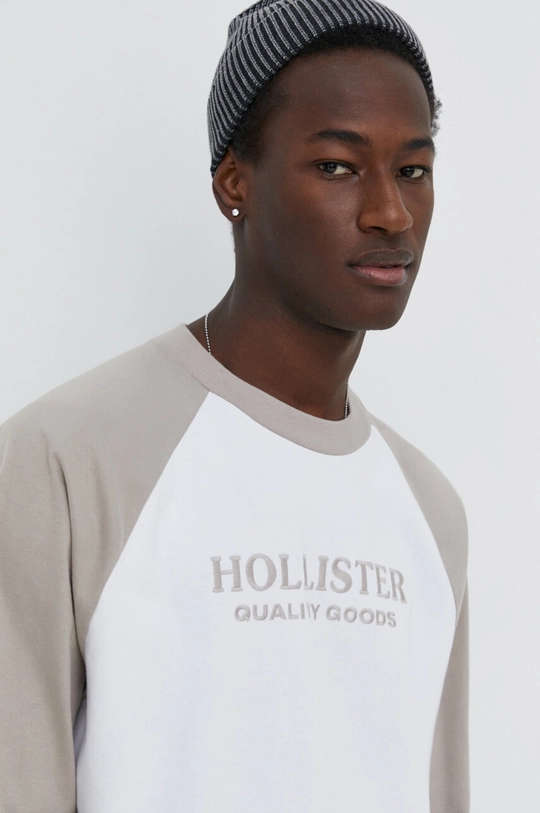 Hollister Co. longsleeve bawełniany 100 % Bawełna