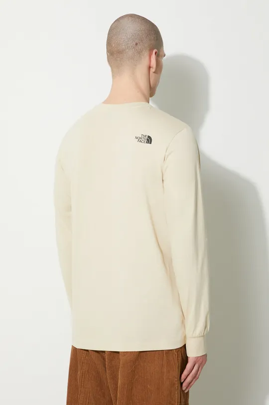 The North Face longsleeve din bumbac M L/S Fine Tee 100% Bumbac