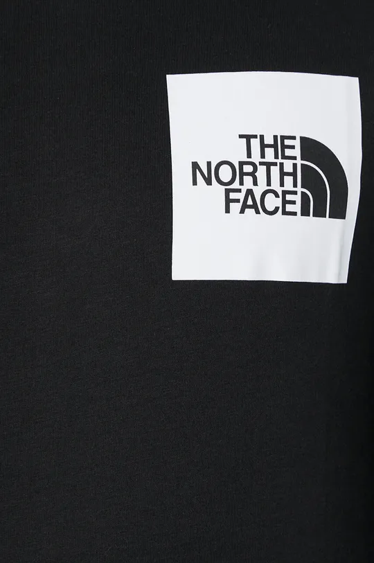 Βαμβακερή μπλούζα με μακριά μανίκια The North Face M L/S Fine Tee