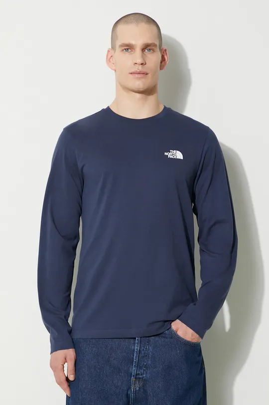 navy The North Face longsleeve shirt M L/S Simple Dome Tee Men’s