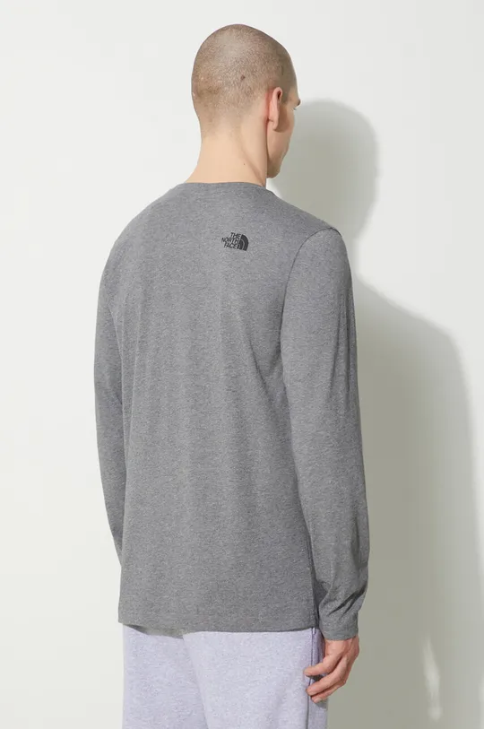 The North Face longsleeve M L/S Simple Dome Tee 85% Bumbac, 15% Poliester