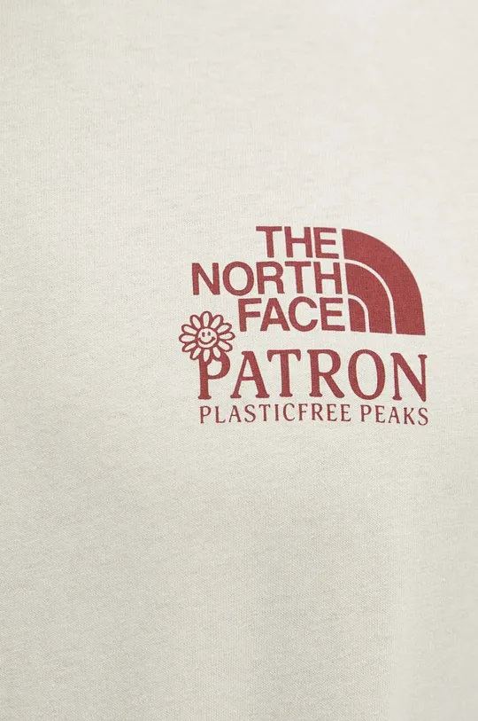 Bombažna majica z dolgimi rokavi The North Face Patron Plasticfree Peaks