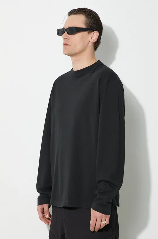 черен Памучна блуза с дълги ръкави 424 Alias T-Shirt L/S