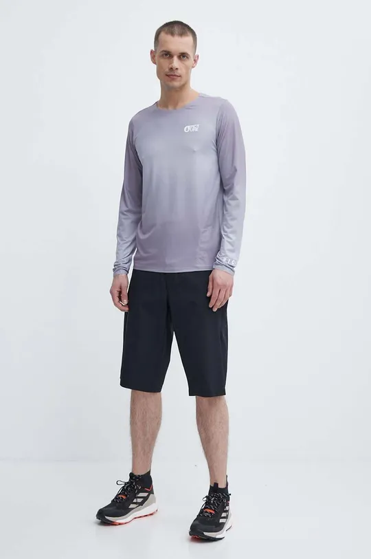 Športové tričko s dlhým rukávom Picture Osborn Printed fialová