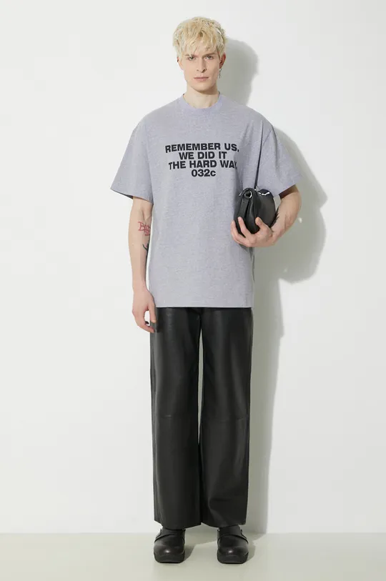 gray 032C cotton t-shirt 'Consensus' American-Cut T-Shirt Men’s