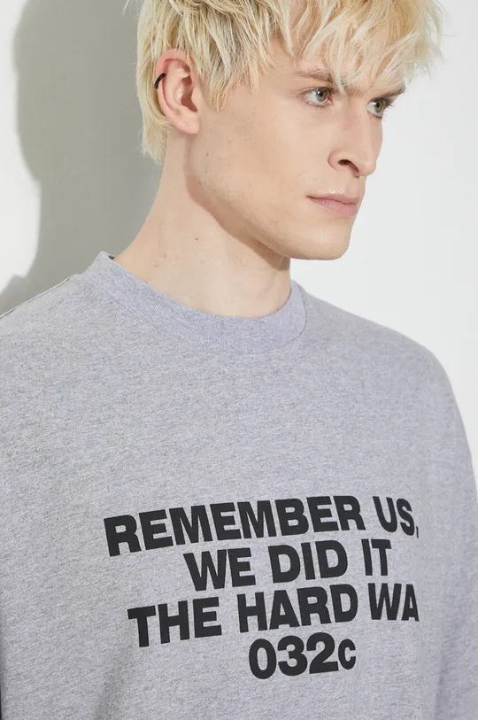 Хлопковая футболка 032C 'Consensus' American-Cut T-Shirt Мужской