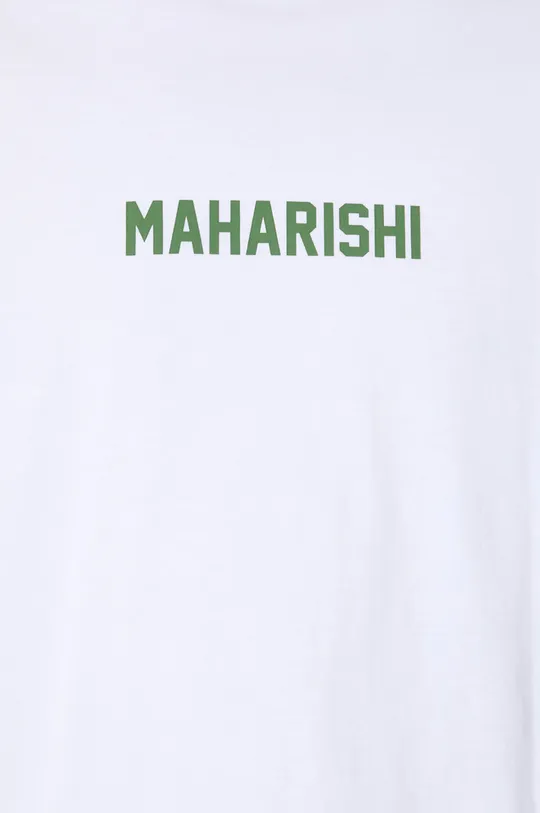 Maharishi cotton longsleeve top Woodblock Dragon L/S
