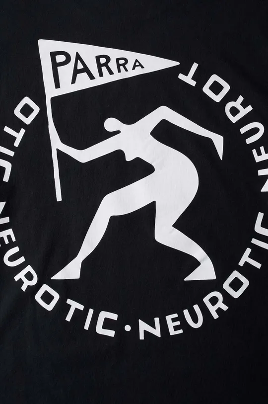 Βαμβακερή μπλούζα με μακριά μανίκια by Parra Neurotic Flag Long Sleeve Unisex