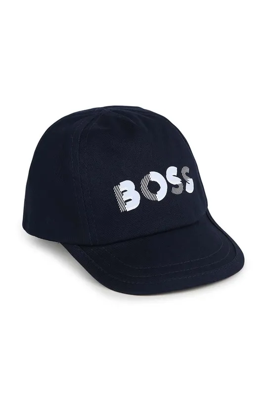 темно-синій Дитяча бавовняна кепка BOSS Для хлопчиків