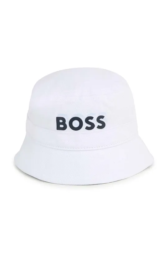 белый Детская хлопковая шляпа BOSS Для мальчиков