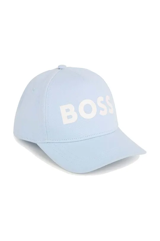 блакитний Дитяча бавовняна кепка BOSS Для хлопчиків
