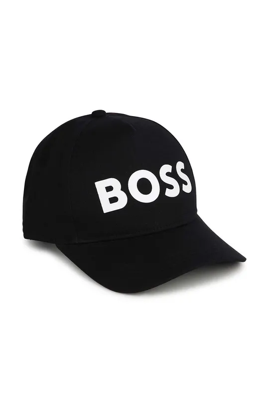 чорний Дитяча бавовняна кепка BOSS Для хлопчиків